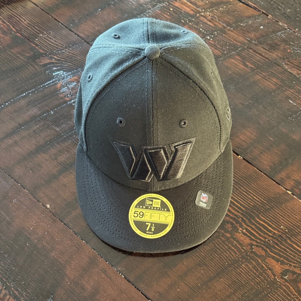 Washington Commanders New Era Black and Gray Fitted Cap